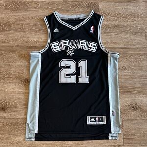 Adidas San Antonio Spurs Tim Duncan Basketball Jersey